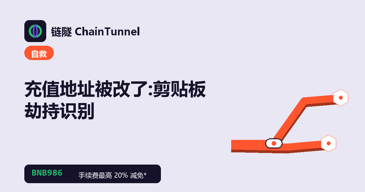 剪贴板劫持示意:复制的钱包地址在粘贴瞬间被恶意软件替换