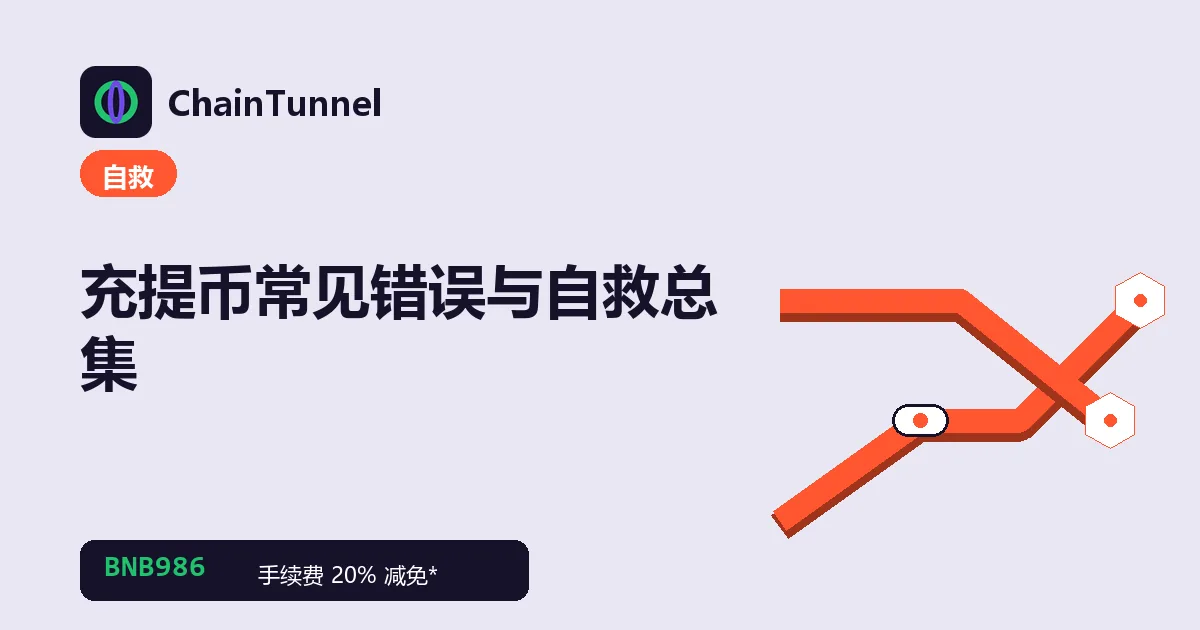 充提币常见错误总图:选错网络、地址被剪贴板劫持、忘填 memo、低于最低额、确认不够、提币风控