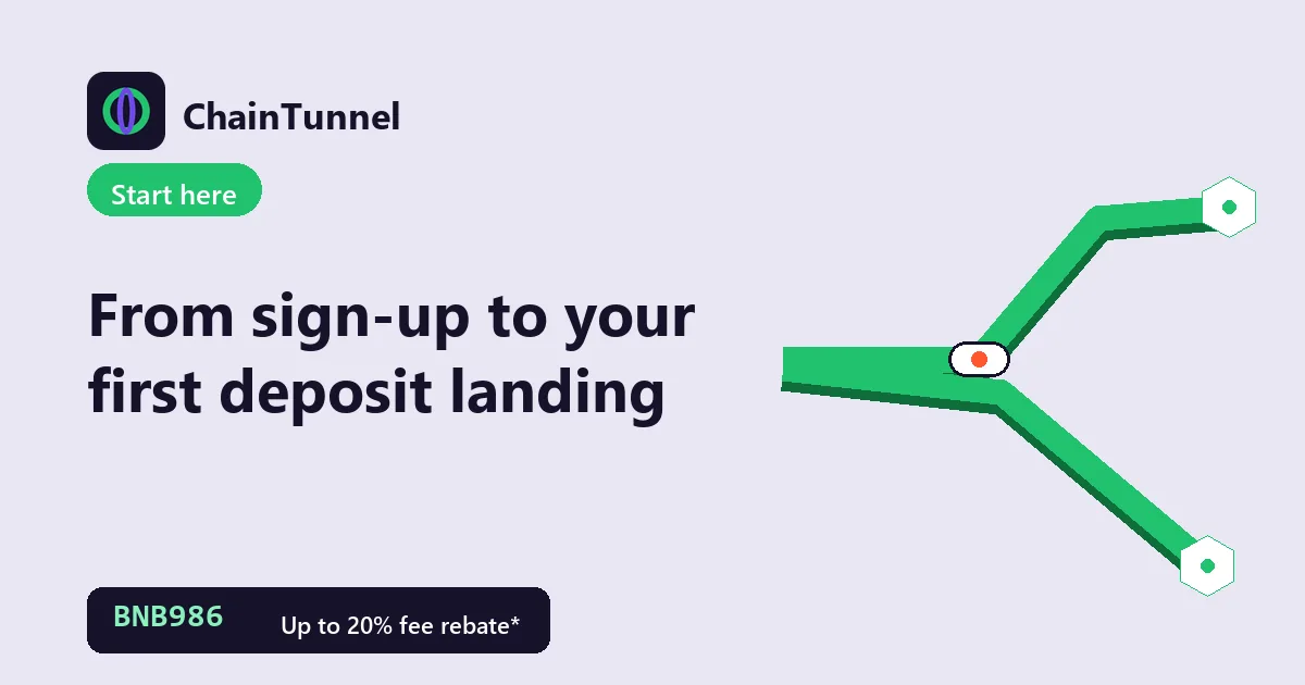 The beginner path from signing up for Binance to your first deposit landing: register, KYC, security setup, deposit on the right network, confirm arrival