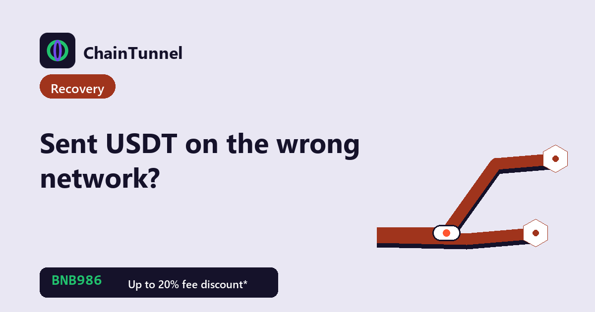 The wrong-chain USDT recovery decision: three forks — same-address cross-chain import, an exchange appeal, or a dead contract