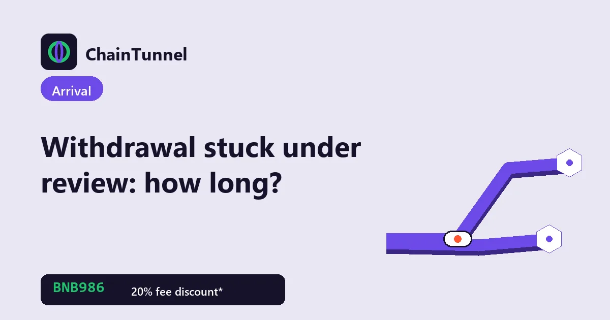 A withdrawal held under security review: new device, post-password lockout, large amount, and unusual activity as triggers
