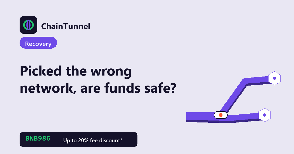 Three places funds can land after a wrong-network withdrawal: an address you control, an exchange address, a contract address