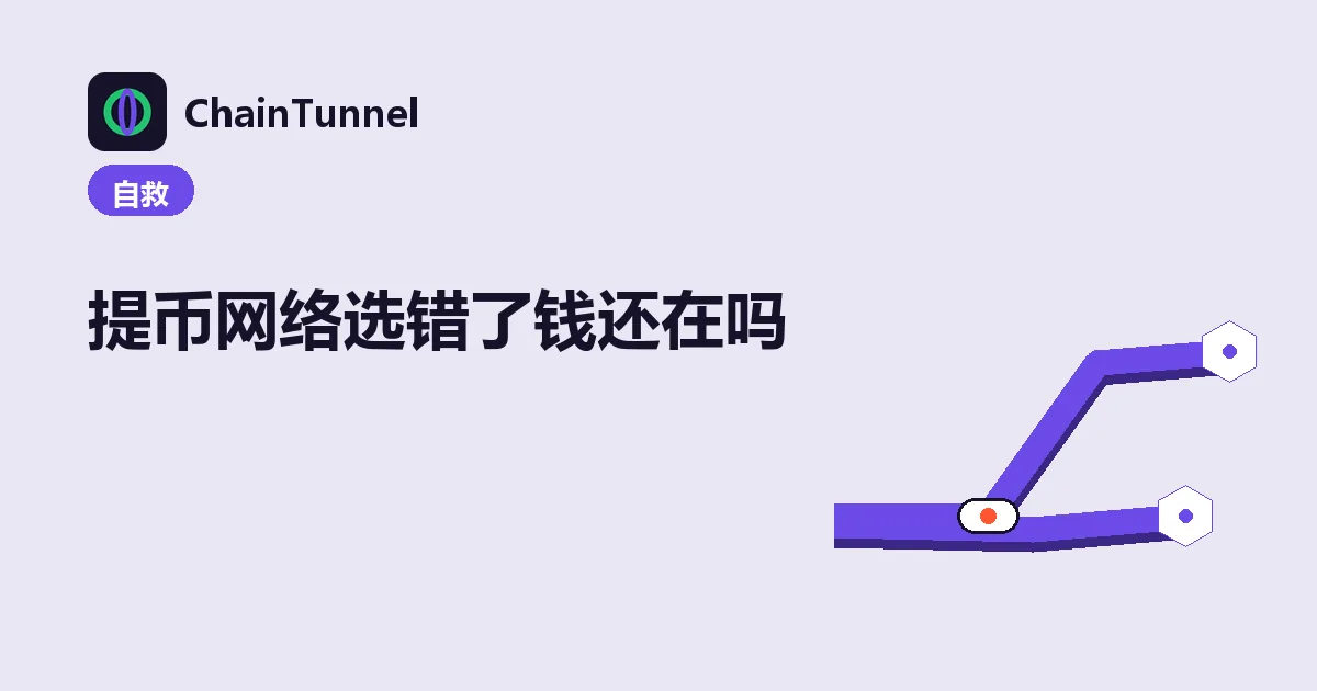 提币选错网络后资金的三种去向:自己可控地址、交易所地址、合约地址